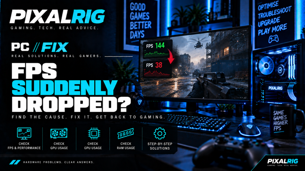 FPS suddenly dropped troubleshooting cover