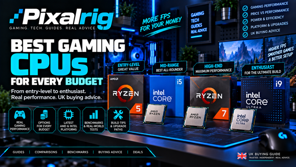 Gaming CPUs for every budget guide cover