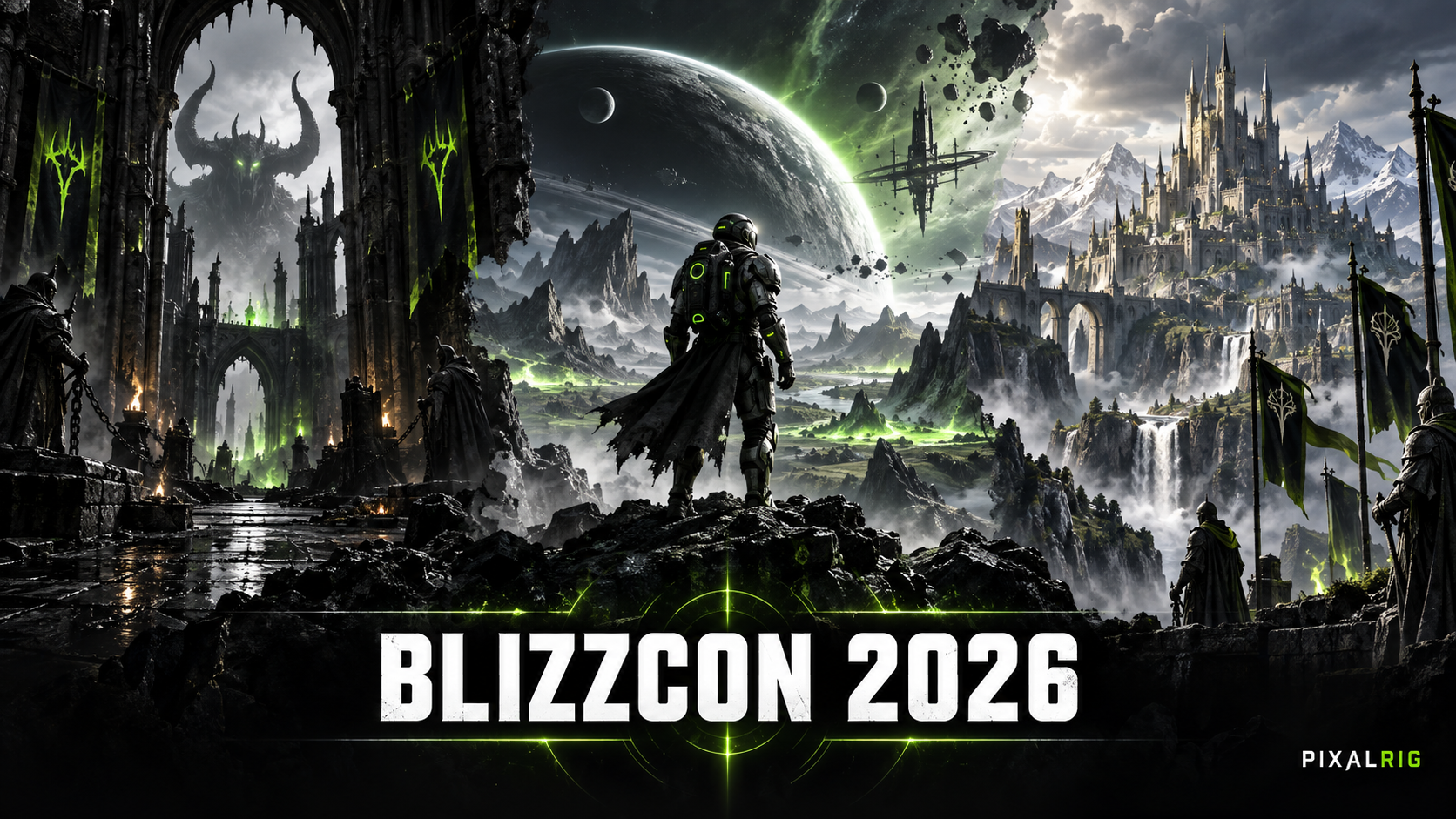 BlizzCon 2026 announcements featuring Diablo, StarCraft and World of Warcraft